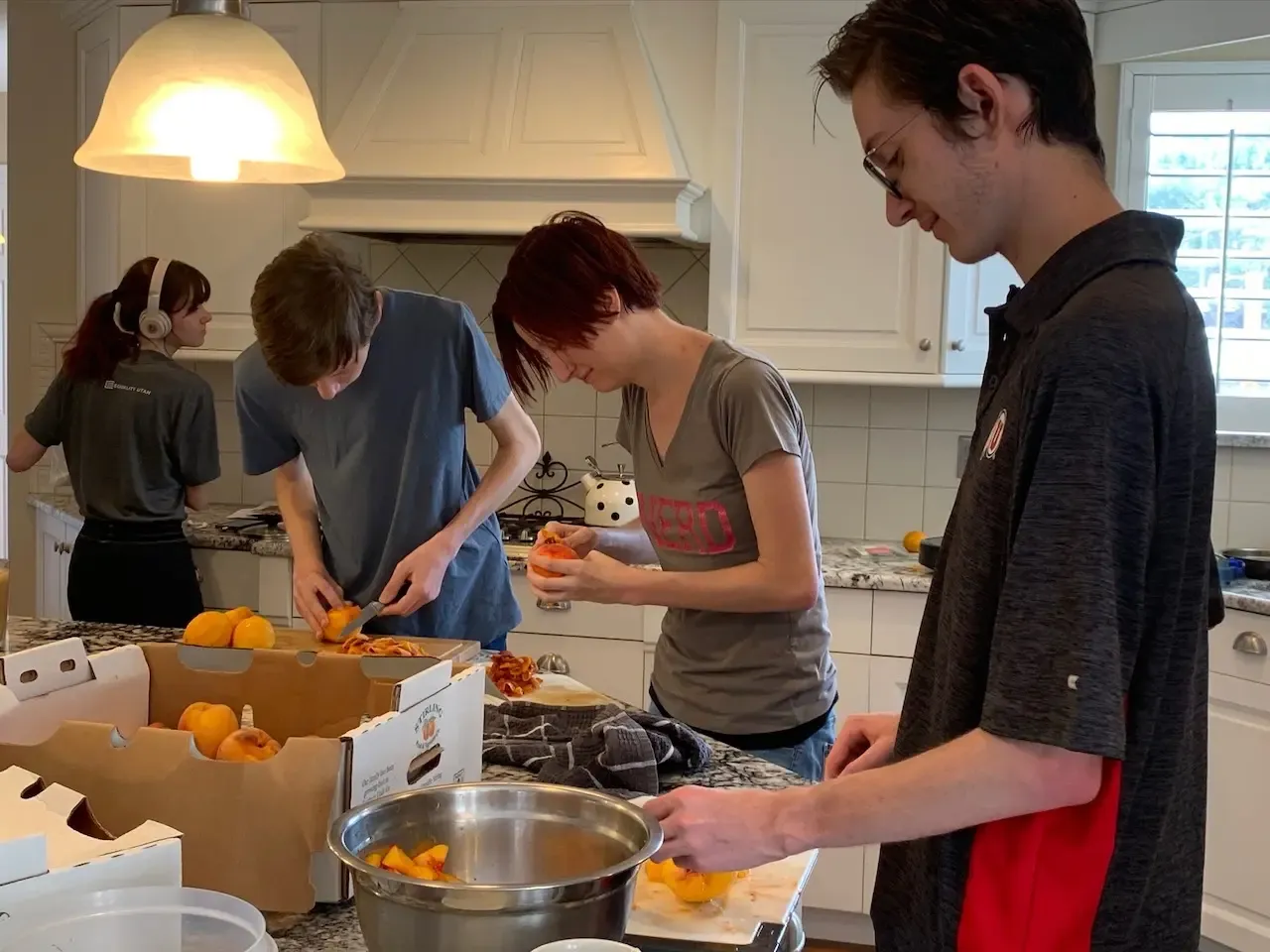 Making pies